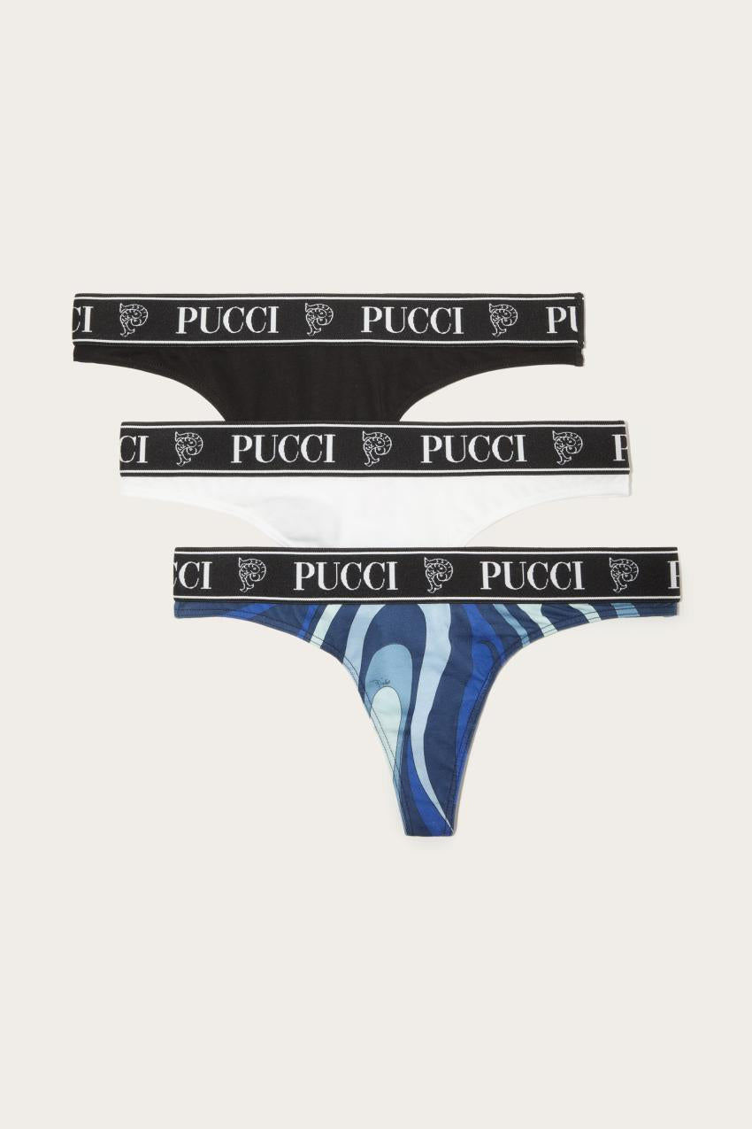 PUCCI 3 Pack Thong | Women Underwear