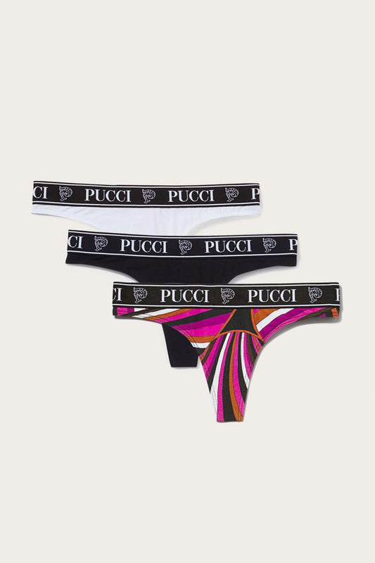 PUCCI 3 Pack Thong | Women Underwear