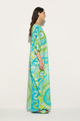 PUCCI Bersaglio-Print Cotton Kaftan | Women Kaftans