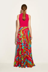 PUCCI Bersaglio-Print Cotton Long Skirt | Women Skirts