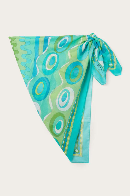 PUCCI Bersaglio-Print Cotton Sarong | Women Sarong