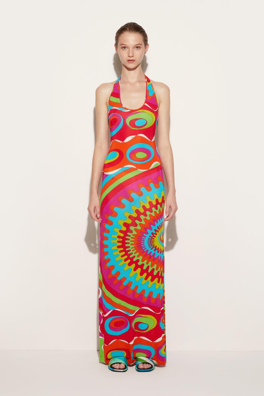 PUCCI Bersaglio-Print Long Dress | Women Dresses