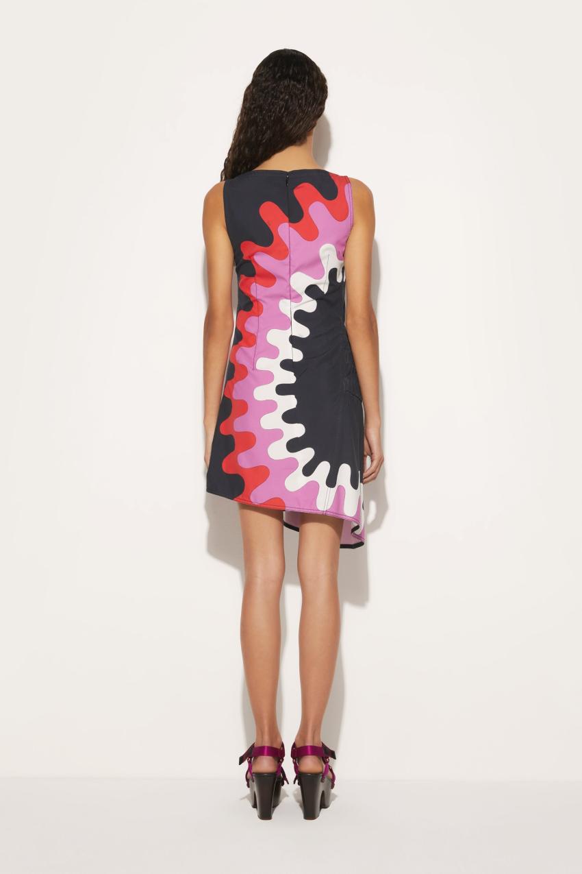 PUCCI Bersaglio-Print Ruched Dress | Women Dresses