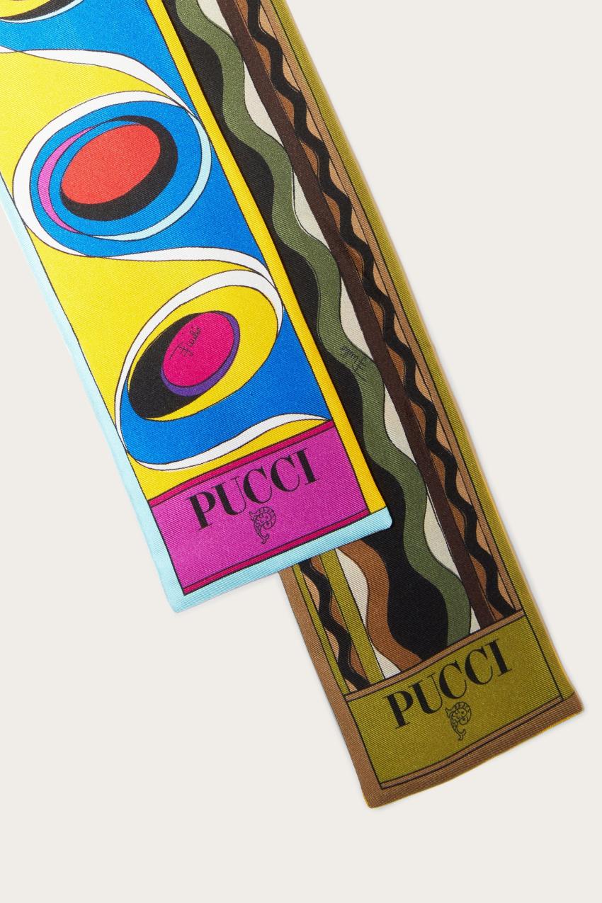 PUCCI Bersaglio-Print Silk-Twill Scarf | Women Silks