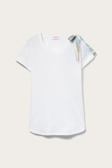 PUCCI Bow-Embellished Cotton T-Shirt | Women T-Shirts And Sweatshirts