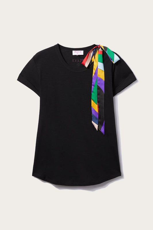 PUCCI Bow-Embellished T-Shirt | Women T-Shirts And Sweatshirts