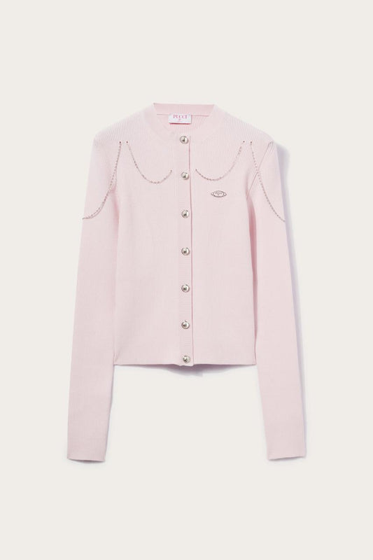 PUCCI Chain-Embellished Cardigan | Women Knitwear