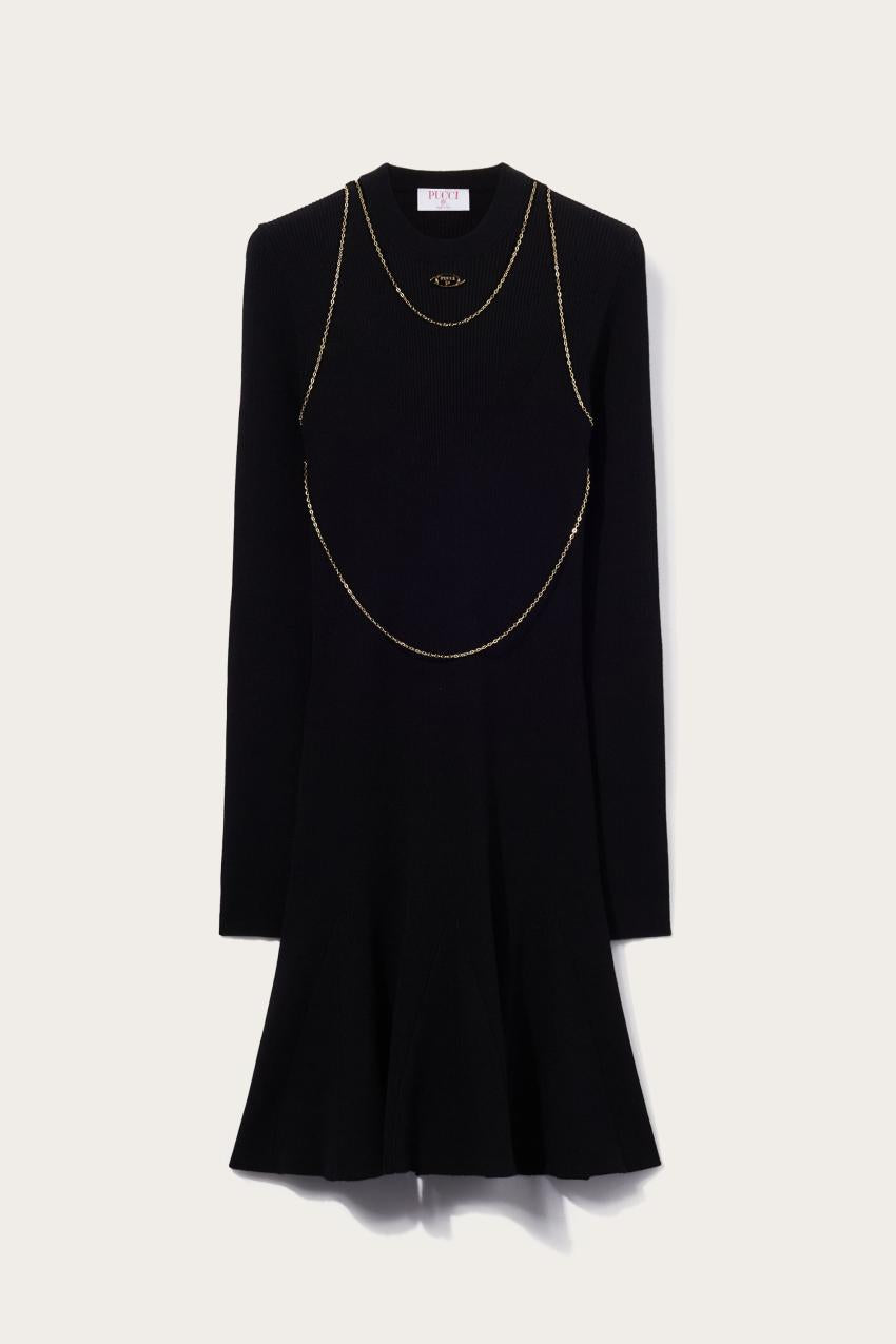 PUCCI Chain-Embellished Mini Dress | Women Dresses