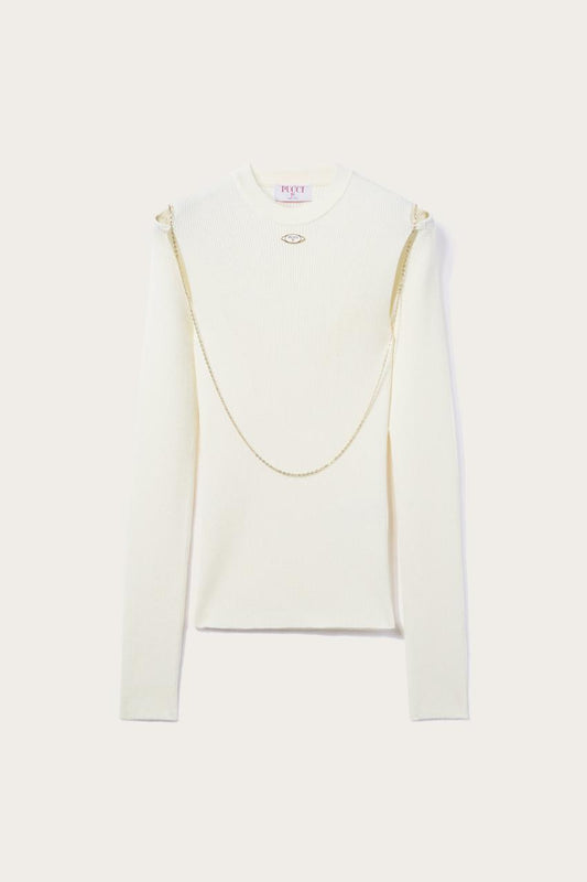 PUCCI Chain-Embellished Sweater | Women Knitwear