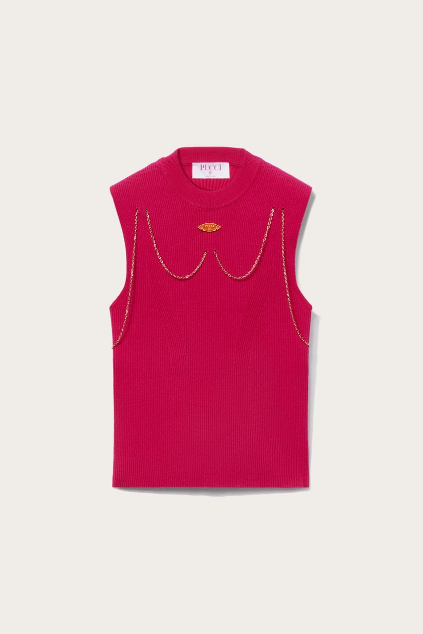PUCCI Chain-Embellished Sweater | Women Knitwear