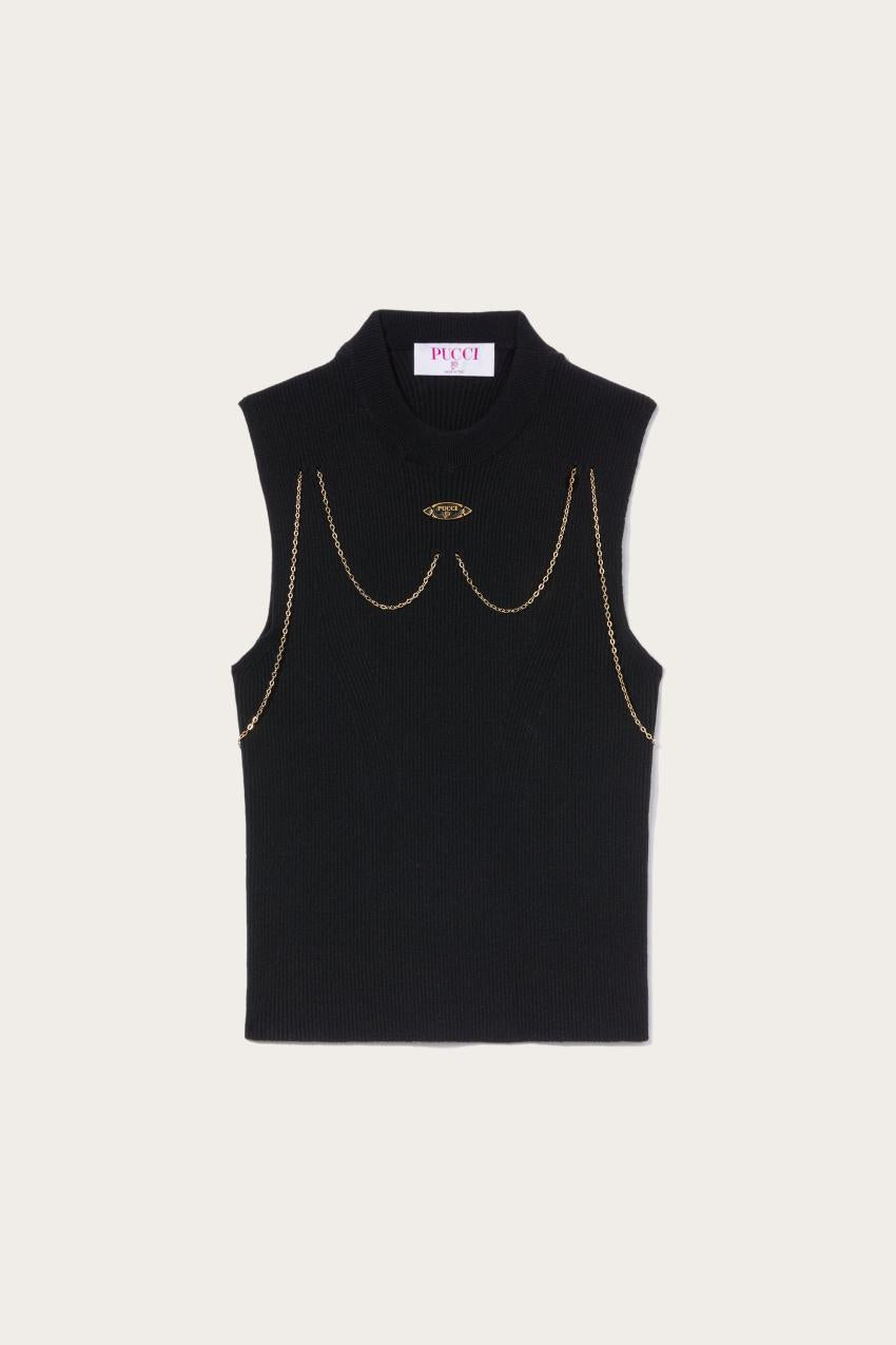 PUCCI Chain-Embellished Sweater | Women Knitwear