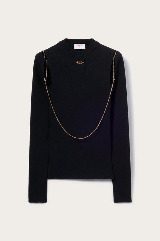 PUCCI Chain-Embellished Sweater | Women Knitwear