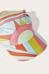 PUCCI Cigni And Iride-Print Silk-Twill Cap | Women Hats And Hair Accessories