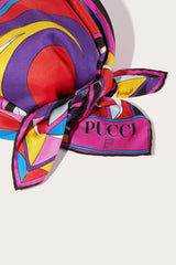 PUCCI Cigni And Iride-Print Silk-Twill Cap | Women Hats And Hair Accessories