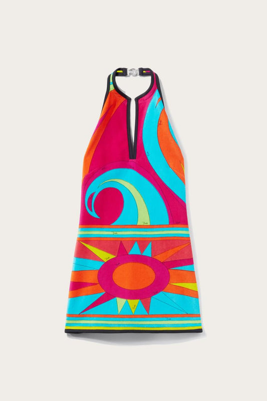 PUCCI Cigni-Print Cotton Dress | Women Dresses