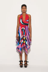 PUCCI Cigni-Print Cotton Dress | Women Dresses