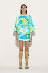 PUCCI Cigni-Print Cotton Mini Skirt | Women Skirts