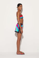 PUCCI Cigni-Print Cotton Mini Skirt | Women Skirts