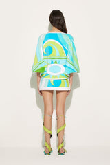 PUCCI Cigni-Print Cotton Mini Skirt | Women Skirts