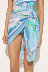 PUCCI Cigni-Print Cotton Sarong | Women Sarong