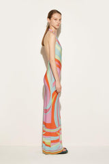 PUCCI Cigni-Print Long Dress | Women Dresses