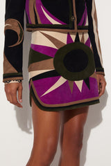PUCCI Cigni Suede Mini Skirt | Women Skirts