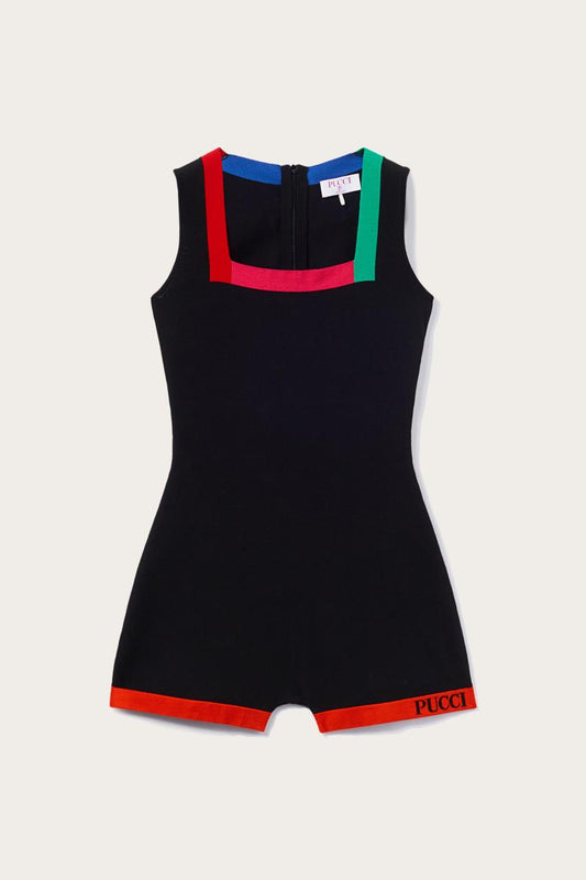 PUCCI Colourblock Playsuit | Women Knitwear