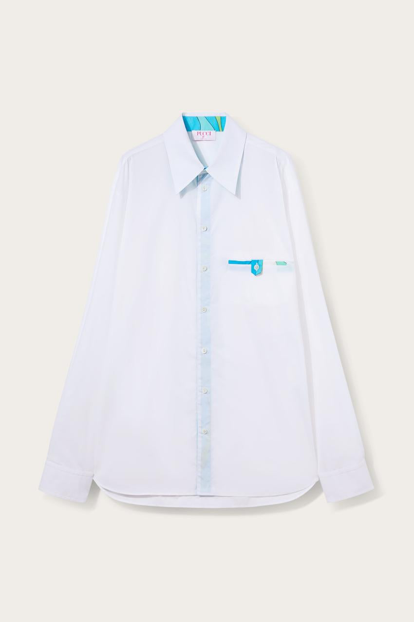 PUCCI Cotton-Poplin Shirt | Men Ready To Wear