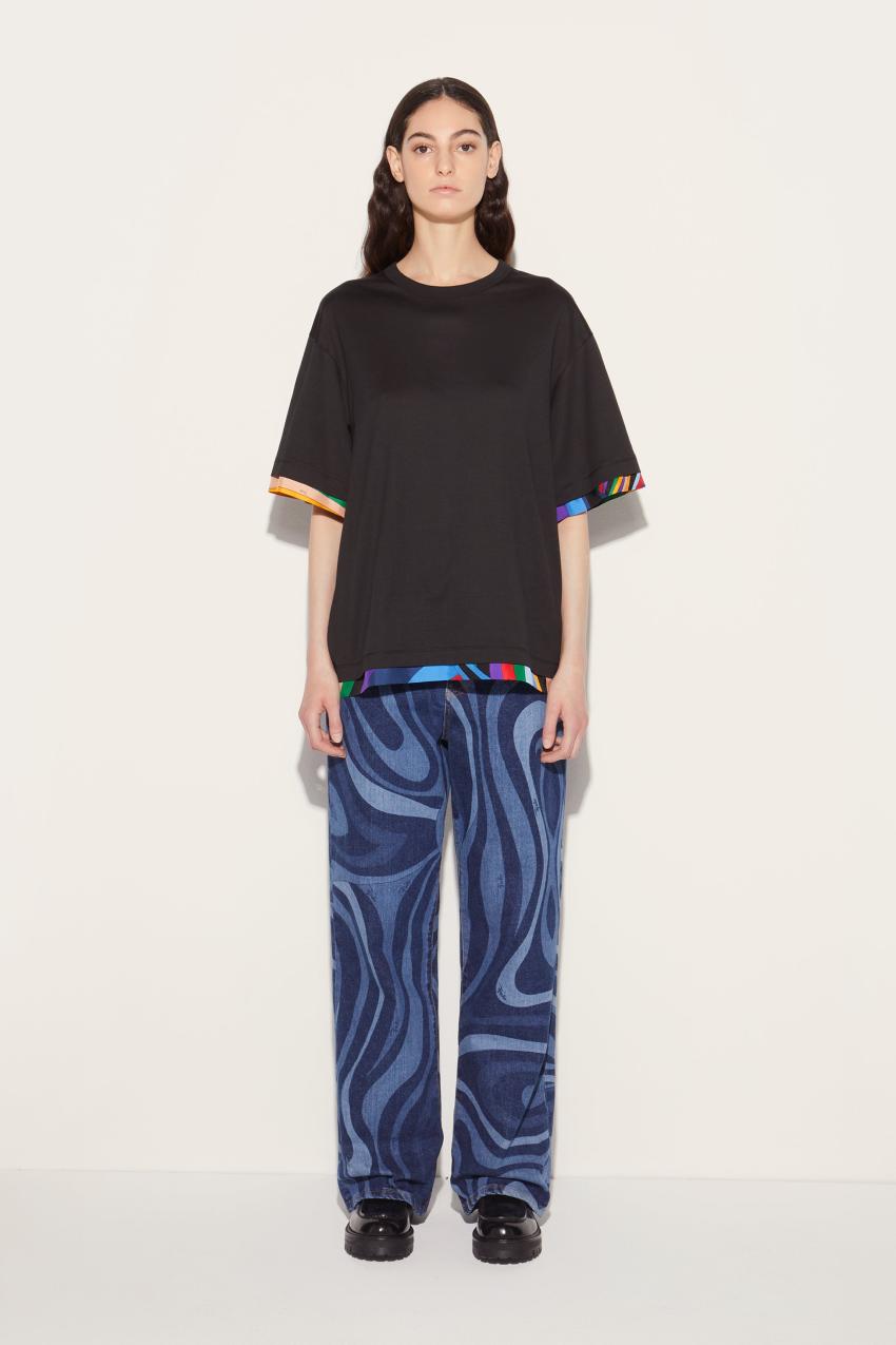 PUCCI Cotton T-Shirt | Women T-Shirts And Sweatshirts