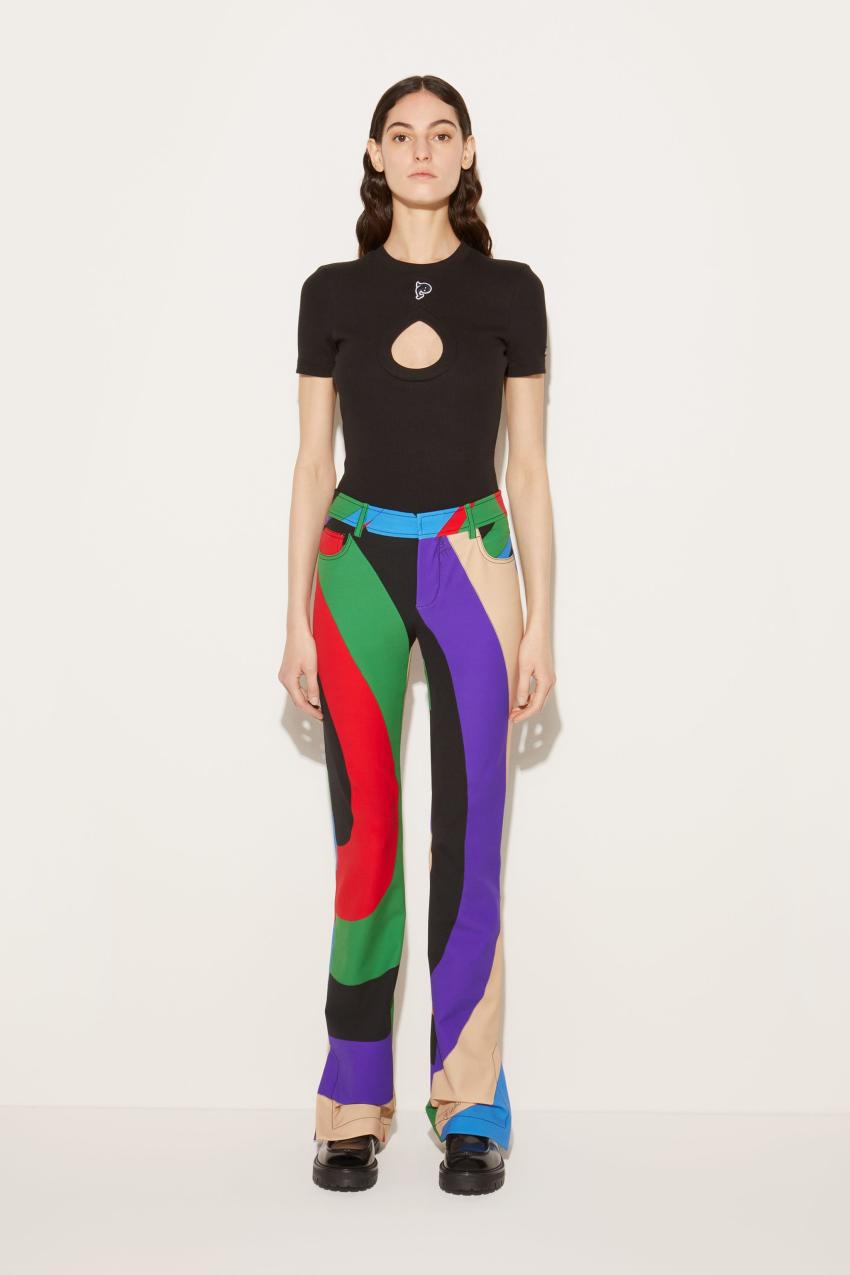PUCCI Cut-Out T-Shirt | Women T-Shirts And Sweatshirts