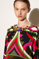 PUCCI Embellished Vivara-Print Kaftan | Women Kaftans