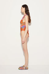 PUCCI Festa-Print Swimsuit | Women Swimsuits
