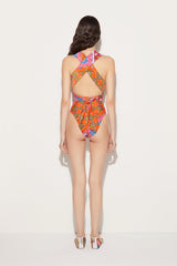 PUCCI Festa-Print Swimsuit | Women Swimsuits