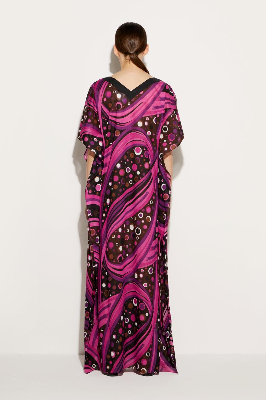 PUCCI Fontane-Print Belted Cotton Kaftan | Women Kaftans