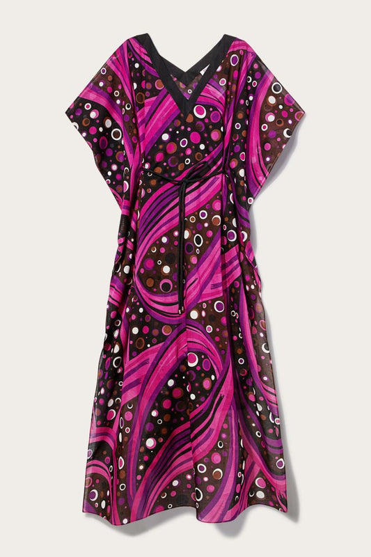 PUCCI Fontane-Print Belted Cotton Kaftan | Women Kaftans