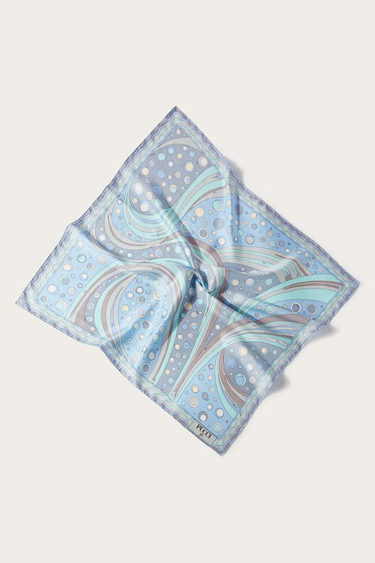 PUCCI Fontane-Print Large Silk-Twill Carré | Women Silks