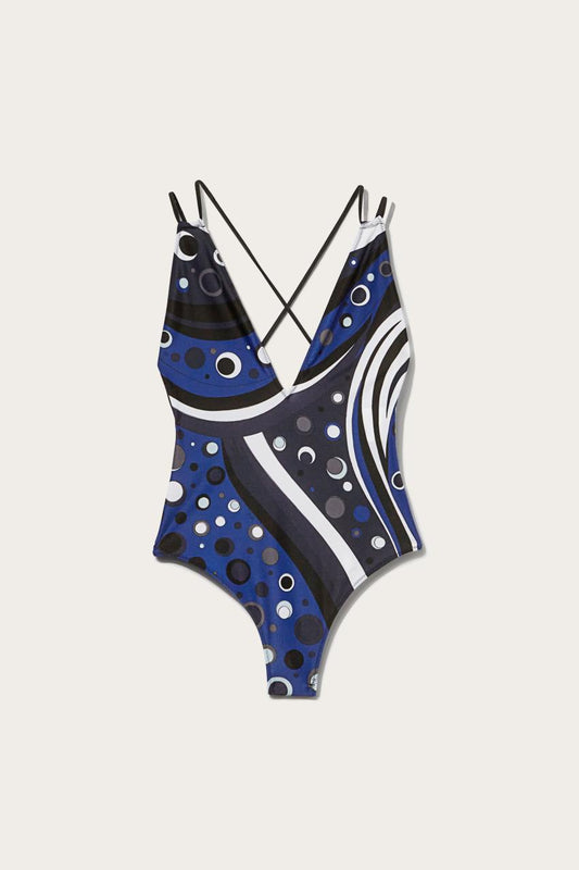 PUCCI Fontane-Print Swimsuit | Women Swimsuits