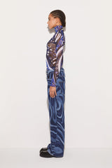 PUCCI Fontane-Print Top | Women Tops And Shirts