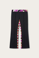 PUCCI Iride And Cigni-Print Pinstripe Trousers | Women Pants And Shorts