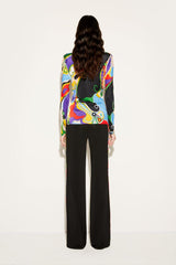 PUCCI Iride And Orchidee-Print Trousers | Women Pants And Shorts