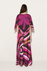PUCCI Iride And Struzzo-Print Kaftan Top | Women Tops And Shirts