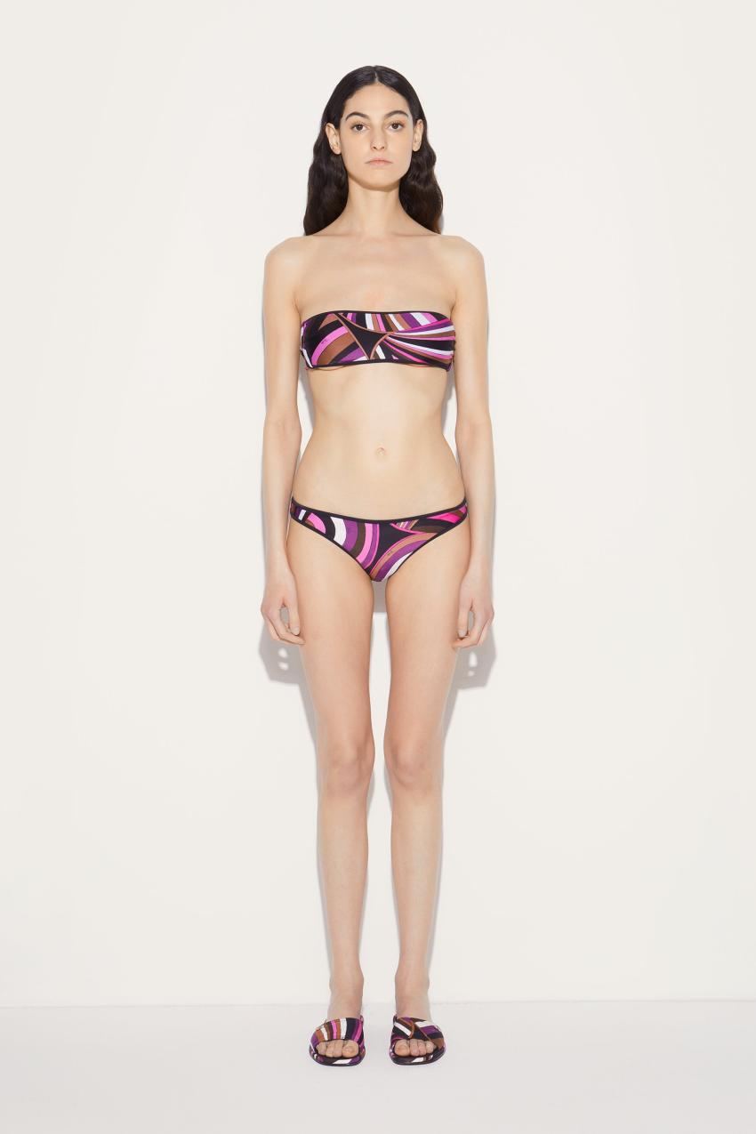PUCCI Iride-Print Bandeau Bikini Top | Women Bikini
