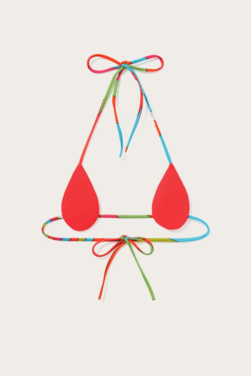 PUCCI Iride-Print Bikini Top | Women Bikini