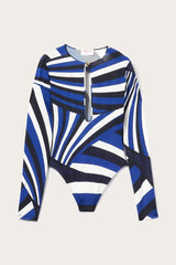 PUCCI Iride-Print Bodysuit | Women Tops And Shirts