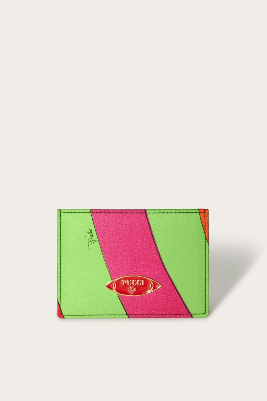 PUCCI Iride-Print Card Holder | Women Small Leather Goods