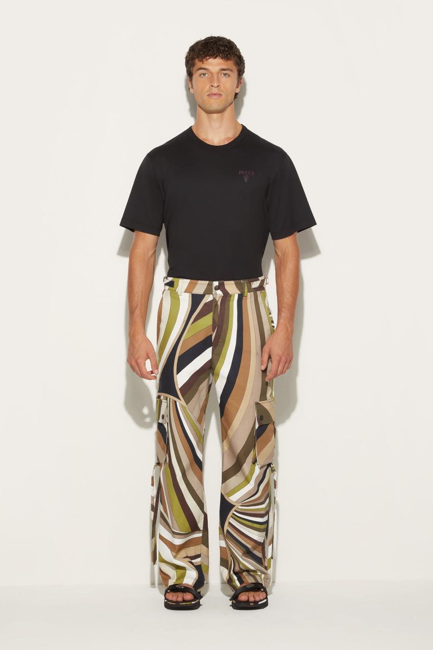 PUCCI Iride-Print Cargo Trousers | Men Ready To Wear