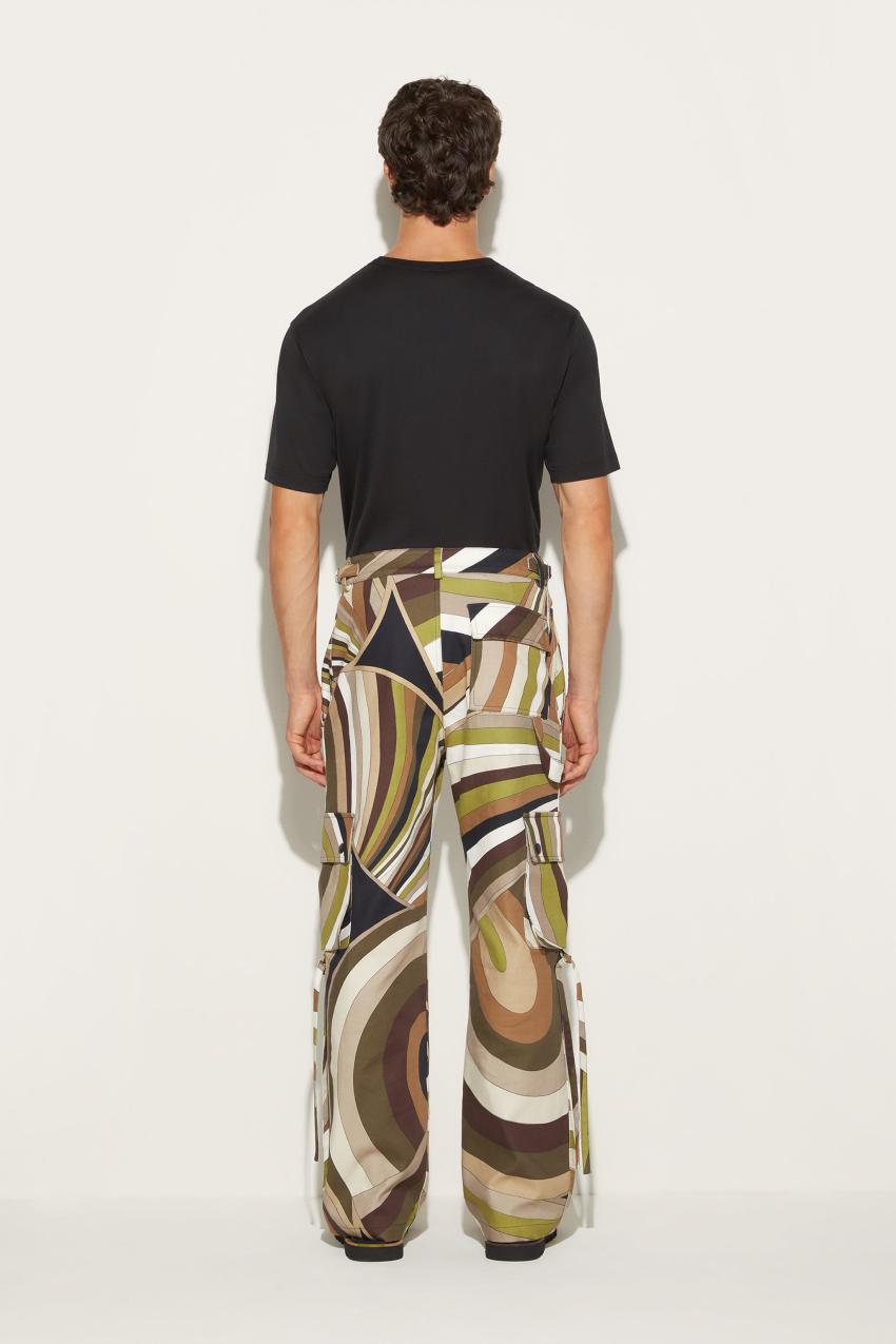 PUCCI Iride-Print Cargo Trousers | Men Ready To Wear