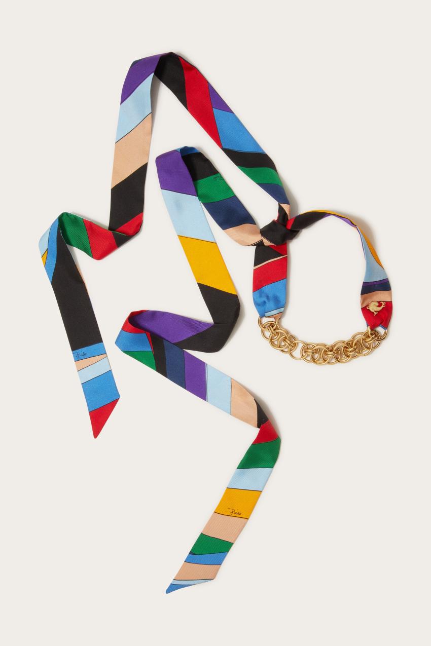 PUCCI Iride-Print Chain Necklace | Women Jewellery