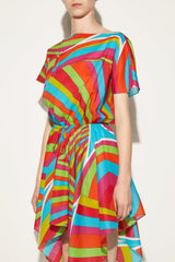 PUCCI Iride-Print Cotton Dress | Women Dresses
