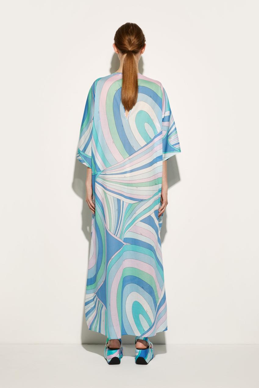 PUCCI Iride-Print Cotton Kaftan | Women Kaftans